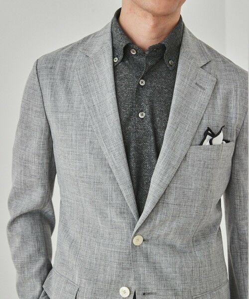 gotairiku / ゴタイリク ポロシャツ | 麻混・襟しっかり【洗える/通気性】ノルマンディーリネン ボタンダウンポロシャツ(25年モデル) | 詳細7