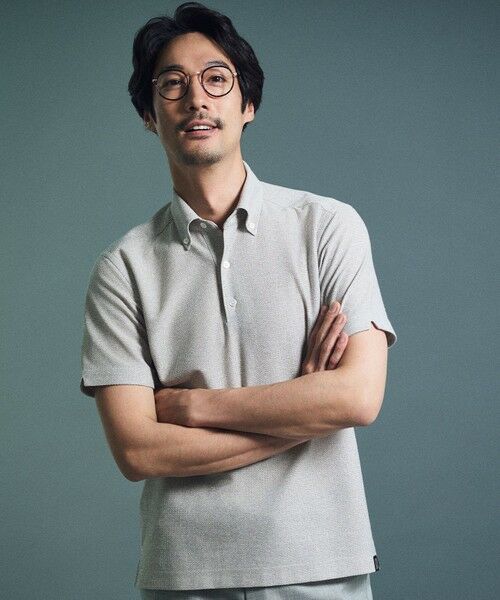 gotairiku / ゴタイリク ポロシャツ | 麻混・襟しっかり【洗える/通気性】ノルマンディーリネン ボタンダウンポロシャツ(25/26年モデル) | 詳細17