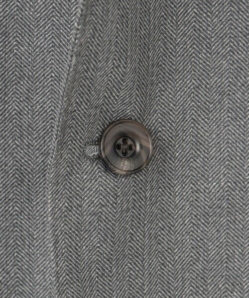 gotairiku / ゴタイリク テーラードジャケット | 圧倒的清涼感・８つの夏機能【接触冷感/通気性/軽量/撥水…等】クールドッツ セットアップジャケット_ヘリンボーンプリント（25年モデル） | 詳細7