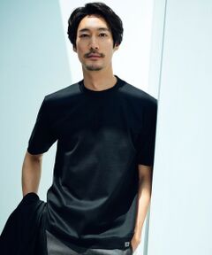 gotairiku / ゴタイリク カットソー | クルーネック以上 モックネック未満【ジャケット専用】カバーネック ドレスTシャツ