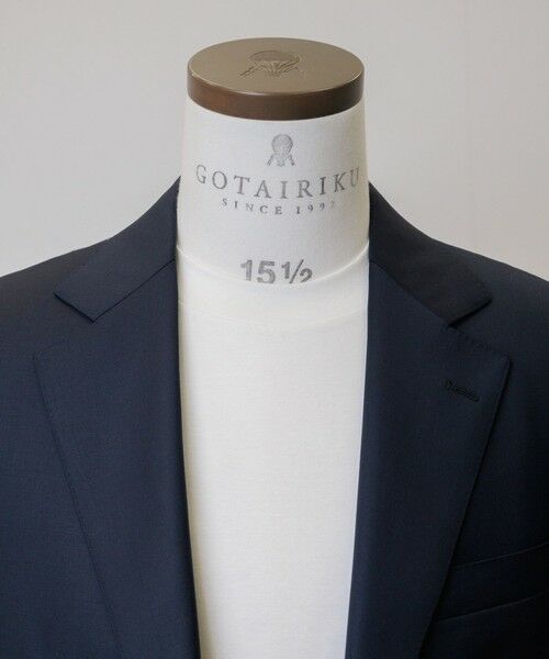 gotairiku / ゴタイリク カットソー | クルーネック以上 モックネック未満【ジャケット専用】カバーネック ドレスTシャツ | 詳細30