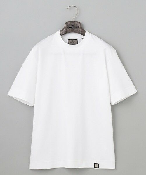 gotairiku / ゴタイリク カットソー | 仕事で着られる綿100%【クルー以上モック未満】カバーネック DRESS Tシャツ(25年モデル) | 詳細30