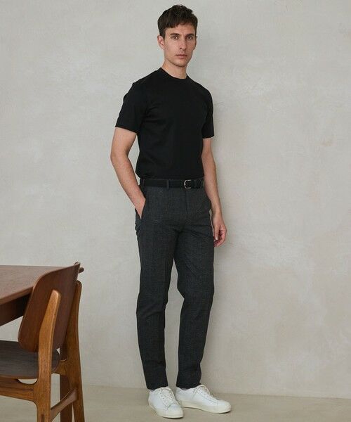 gotairiku / ゴタイリク カットソー | 仕事で着られる綿100%【クルー以上モック未満】カバーネック DRESS Tシャツ(25年モデル) | 詳細28