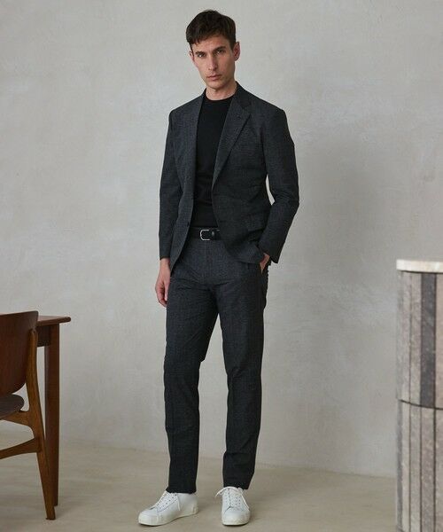 gotairiku / ゴタイリク カットソー | 仕事で着られる綿100%【クルー以上モック未満】カバーネック DRESS Tシャツ(25年モデル) | 詳細30