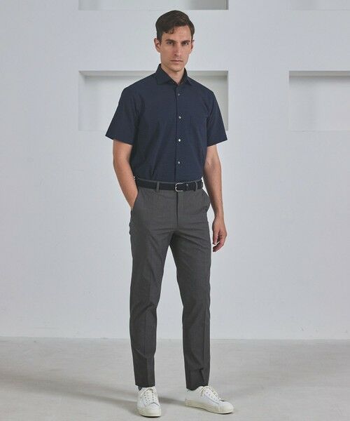 gotairiku / ゴタイリク その他パンツ | 仕事で着られる 冷んやり綿パン【接触冷感/ストレッチ】ストレッチサマーポプリン | 詳細3