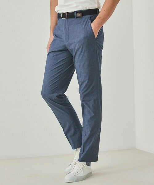 gotairiku / ゴタイリク その他パンツ | 仕事で着られる 冷んやり綿パン【接触冷感/ストレッチ】ストレッチサマーポプリン | 詳細14