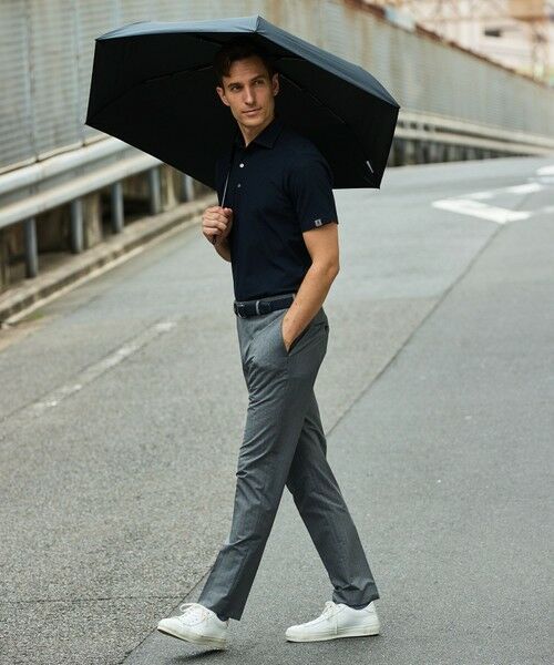 gotairiku / ゴタイリク その他パンツ | 圧倒的清涼感・８つの機能美【接触冷感/通気性/軽量/撥水…等】クールドッツ セットアップパンツ_ヘリンボーンプリント（25年モデル） | 詳細3