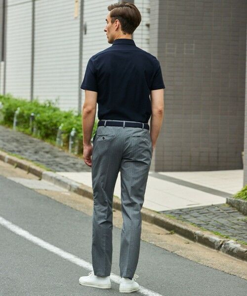 gotairiku / ゴタイリク その他パンツ | 圧倒的清涼感・８つの機能美【接触冷感/通気性/軽量/撥水…等】クールドッツ セットアップパンツ_ヘリンボーンプリント（25年モデル） | 詳細4