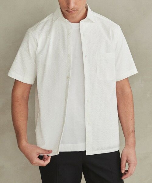 gotairiku / ゴタイリク シャツ・ブラウス | リラックスシルエット【高通気性/吸水速乾】ドッツエアー クールマックスサッカーシャツ | 詳細1