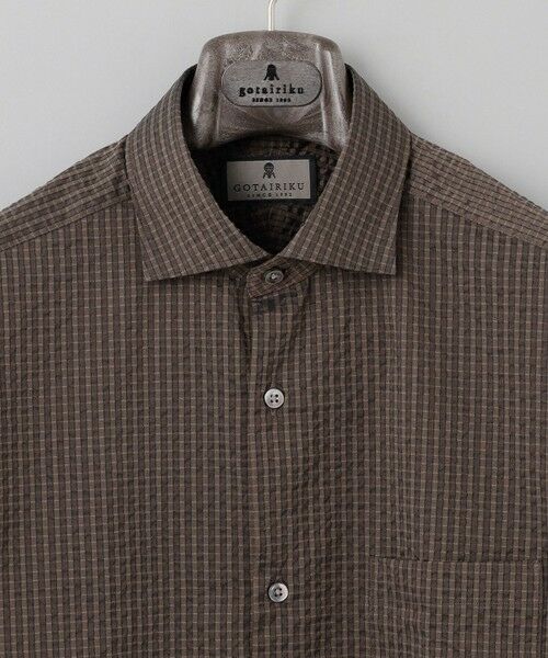gotairiku / ゴタイリク シャツ・ブラウス | リラックスシルエット【高通気性/吸水速乾】ドッツエアー クールマックスサッカーシャツ | 詳細15