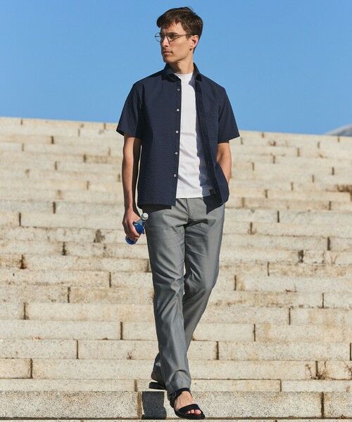 gotairiku / ゴタイリク シャツ・ブラウス | リラックスシルエット【高通気性/吸水速乾】ドッツエアー クールマックスサッカーシャツ | 詳細10