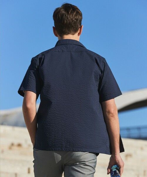 gotairiku / ゴタイリク シャツ・ブラウス | リラックスシルエット【高通気性/吸水速乾】ドッツエアー クールマックスサッカーシャツ | 詳細18