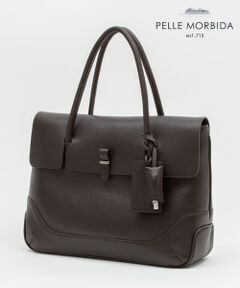 ✨️美品✨️ PELLE MORBIDA ビジネスバッグ　　レザー　水色 PELLE MORBIDA】Maiden Voyage シュリンクレザーブリーフバッグ