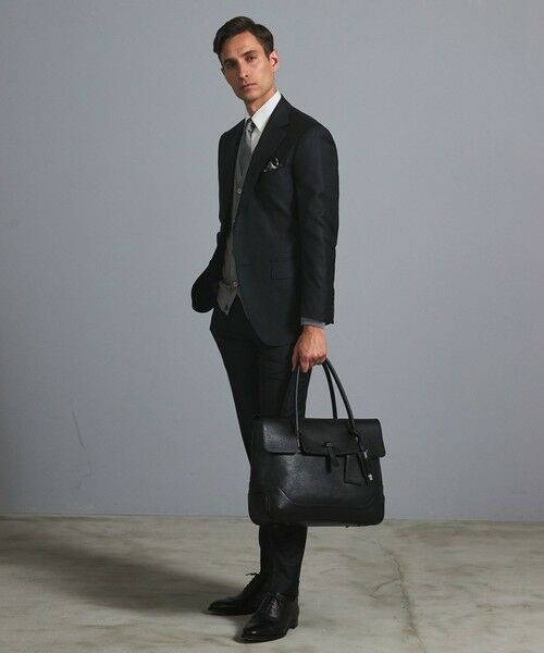 gotairiku / ゴタイリク トートバッグ | 別注/日本製【PELLE MORBIDA×GOTAIRIKU】レザー フラップトートバッグ | 詳細1