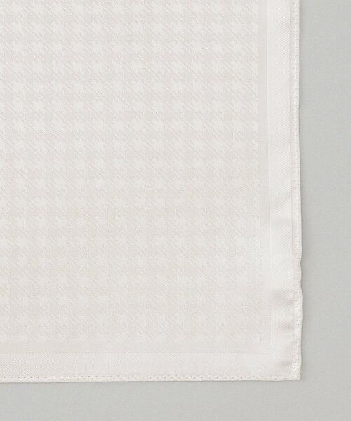 gotairiku / ゴタイリク ハンカチ | 【WEAR BLACK】シルク100％ フォーマルチーフ_ハウンドトゥース | 詳細3