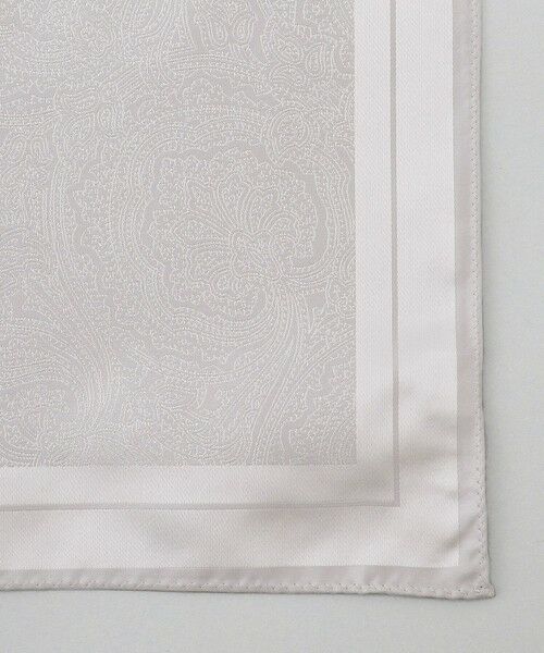 gotairiku / ゴタイリク ハンカチ | 【WEAR BLACK】シルク100％ フォーマルチーフ_ペイズリー | 詳細2