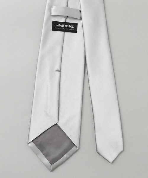 gotairiku / ゴタイリク ネクタイ | 【WEAR BLACK】フォーマル用_サテン無地 ネクタイ | 詳細3