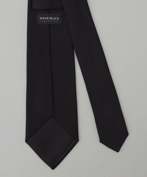 gotairiku / ゴタイリク ネクタイ | 【WEAR BLACK】フォーマル用_サテン無地 ネクタイ | 詳細11