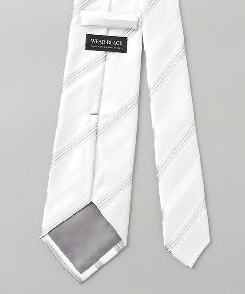 gotairiku / ゴタイリク ネクタイ | 【WEAR BLACK】フォーマル用_ストライプ ネクタイ | 詳細7