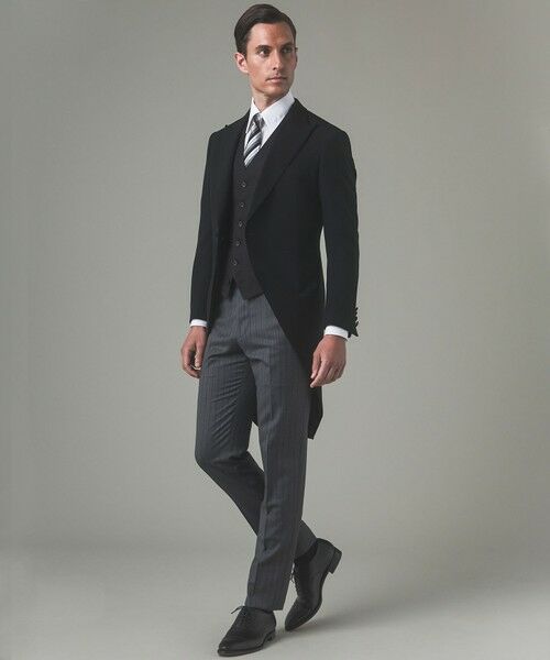 gotairiku / ゴタイリク ネクタイ | 【WEAR BLACK】フォーマル用_ストライプ ネクタイ | 詳細10