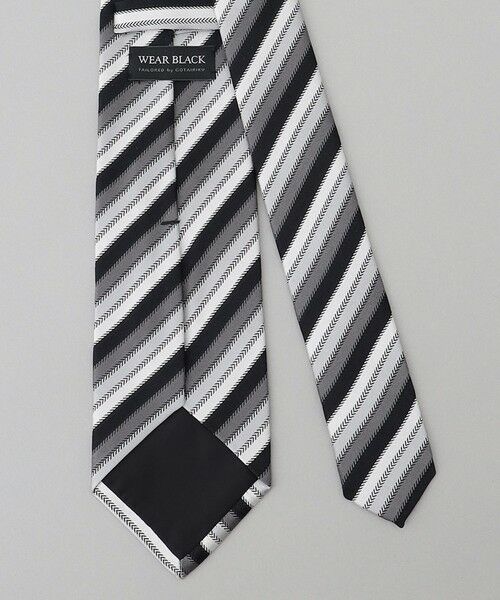 gotairiku / ゴタイリク ネクタイ | 【WEAR BLACK】フォーマル用_ストライプ ネクタイ | 詳細14