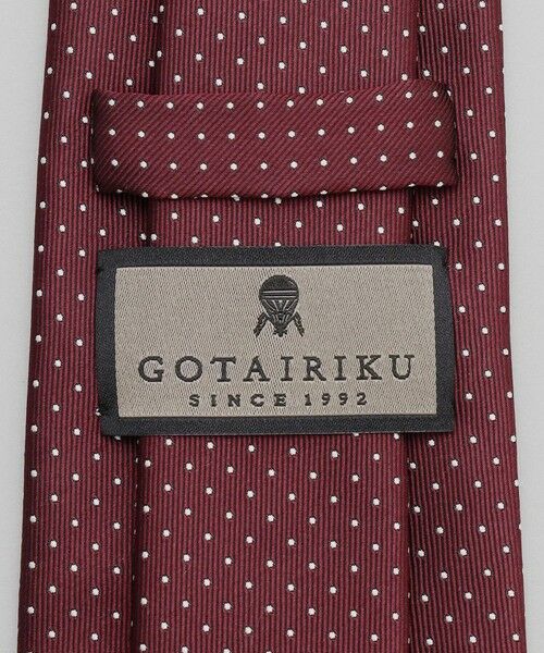 gotairiku / ゴタイリク ネクタイ | 定番【日本製】シルク ネクタイ_ピンドット | 詳細4