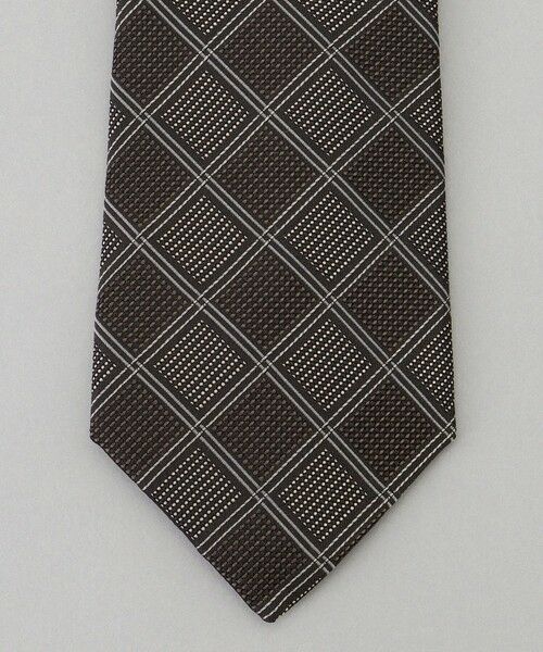 gotairiku / ゴタイリク ネクタイ | GOTAIRIKU別注【日本製】シルク ネクタイ_格子柄 | 詳細1