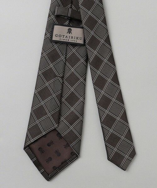 gotairiku / ゴタイリク ネクタイ | GOTAIRIKU別注【日本製】シルク ネクタイ_格子柄 | 詳細2