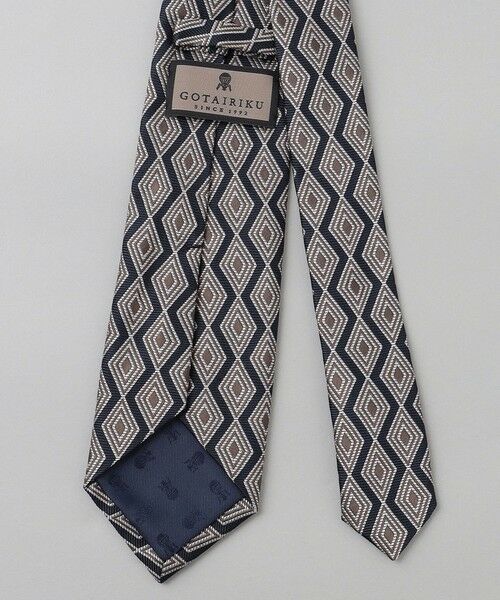 gotairiku / ゴタイリク ネクタイ | GOTAIRIKU別注【日本製】シルク ネクタイ_ダイヤ柄 | 詳細4