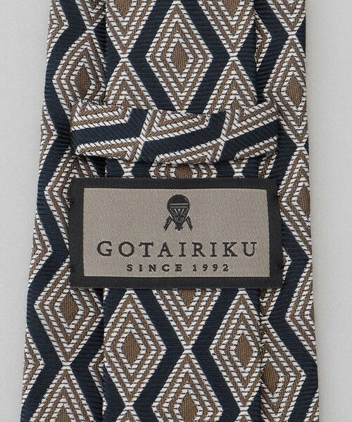 gotairiku / ゴタイリク ネクタイ | GOTAIRIKU別注【日本製】シルク ネクタイ_ダイヤ柄 | 詳細6
