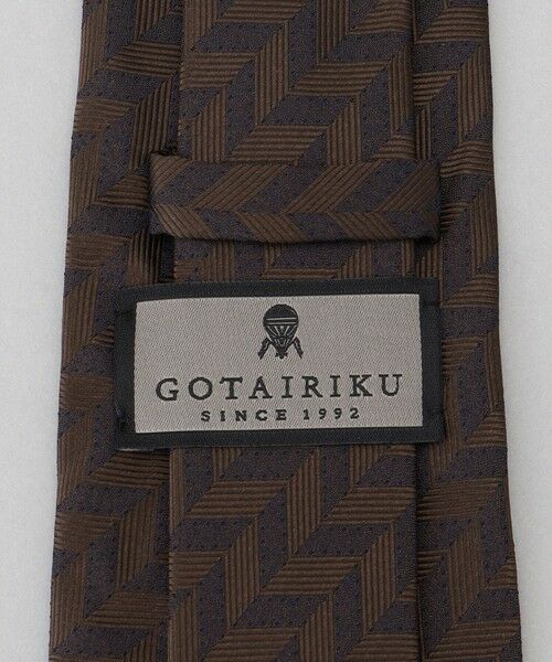 gotairiku / ゴタイリク ネクタイ | GOTAIRIKU別注【日本製】シルク ネクタイ_総柄 | 詳細4