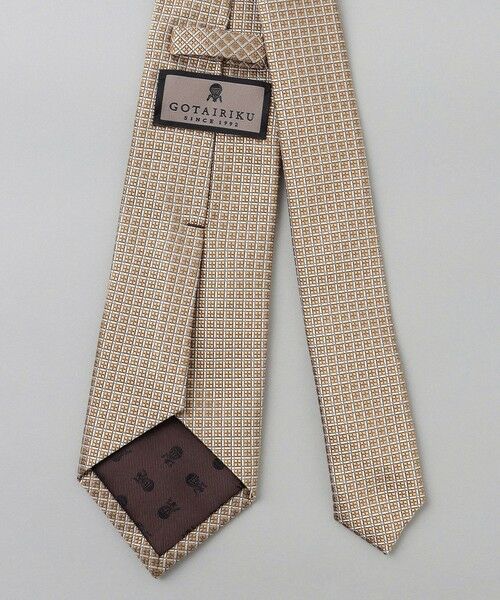 gotairiku / ゴタイリク ネクタイ | GOTAIRIKU別注【日本製】シルク ネクタイ_格子柄 | 詳細2