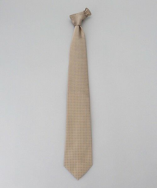 gotairiku / ゴタイリク ネクタイ | GOTAIRIKU別注【日本製】シルク ネクタイ_格子柄 | 詳細3