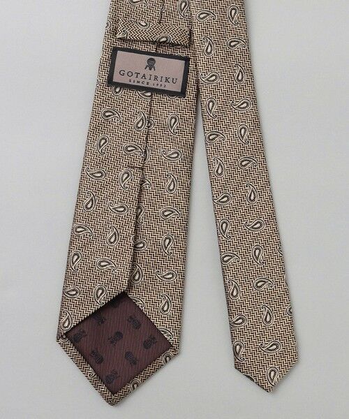 gotairiku / ゴタイリク ネクタイ | GOTAIRIKU別注【日本製】シルク ネクタイ_小紋柄 | 詳細2