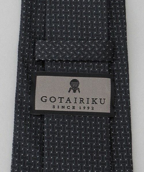 gotairiku / ゴタイリク ネクタイ | GOTAIRIKU別注【日本製】シルク ネクタイ_小格子柄 | 詳細4