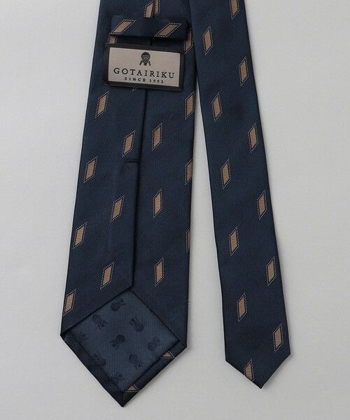 gotairiku / ゴタイリク ネクタイ | GOTAIRIKU別注【日本製】シルク ネクタイ_ダイヤ柄 | 詳細2