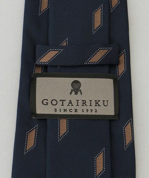 gotairiku / ゴタイリク ネクタイ | GOTAIRIKU別注【日本製】シルク ネクタイ_ダイヤ柄 | 詳細4