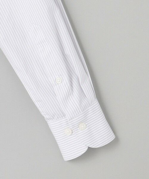 gotairiku / ゴタイリク シャツ・ブラウス | 【形態安定】PREMIUMPLEATS_セミワイドカラー 通年ドレスシャツ（カラー ストライプ） | 詳細4