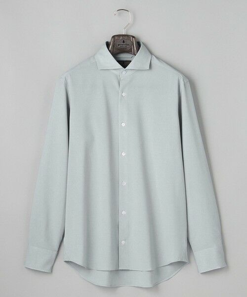 gotairiku / ゴタイリク シャツ・ブラウス | 【シワになりにくい/ストレッチ/洗える】ウールライク シャツ_カッタウェイカラー | 詳細8