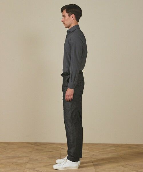 gotairiku / ゴタイリク シャツ・ブラウス | 【シワになりにくい/ストレッチ/洗える】ウールライク シャツ_カッタウェイカラー | 詳細13