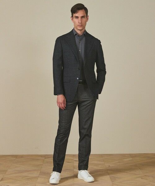 gotairiku / ゴタイリク シャツ・ブラウス | 【シワになりにくい/ストレッチ/洗える】ウールライク シャツ_カッタウェイカラー | 詳細15