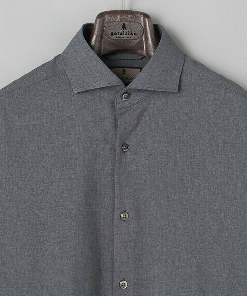 gotairiku / ゴタイリク シャツ・ブラウス | 【シワになりにくい/ストレッチ/洗える】ウールライク シャツ_カッタウェイカラー | 詳細20