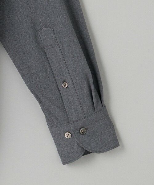 gotairiku / ゴタイリク シャツ・ブラウス | 【シワになりにくい/ストレッチ/洗える】ウールライク シャツ_カッタウェイカラー | 詳細21