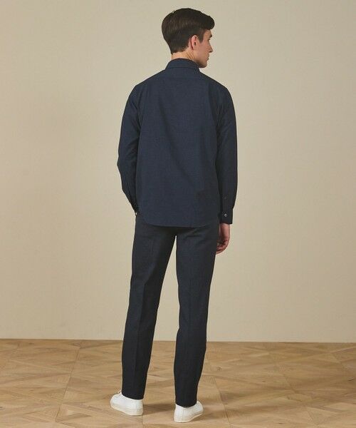 gotairiku / ゴタイリク シャツ・ブラウス | 【シワになりにくい/ストレッチ/洗える】ウールライク シャツ_カッタウェイカラー | 詳細28