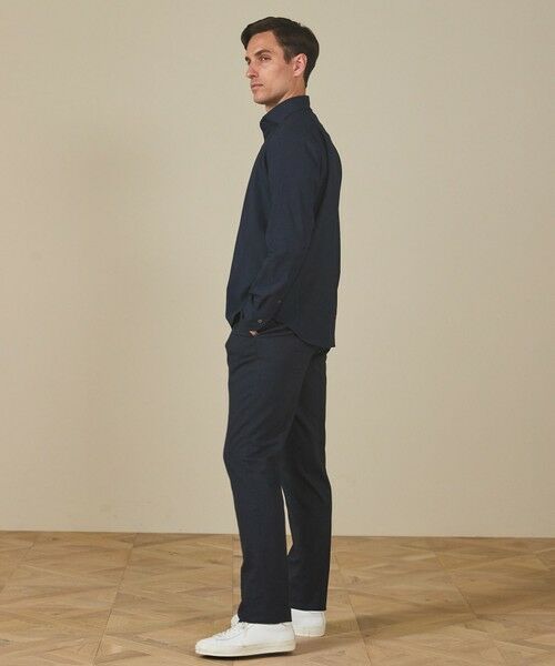 gotairiku / ゴタイリク シャツ・ブラウス | 【シワになりにくい/ストレッチ/洗える】ウールライク シャツ_カッタウェイカラー | 詳細29