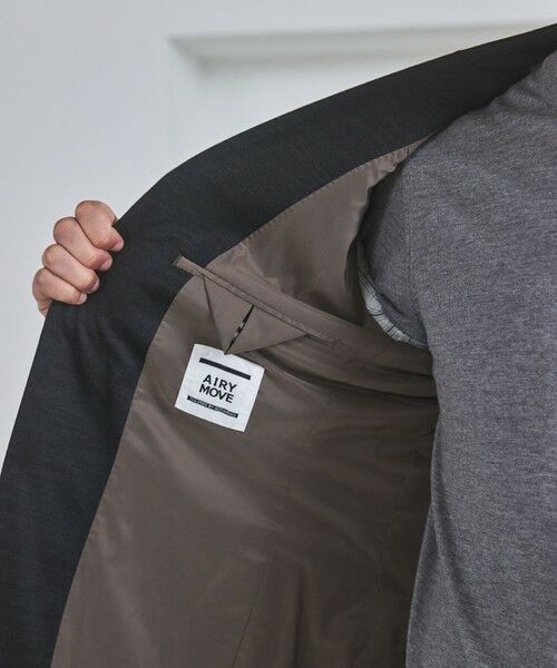 gotairiku / ゴタイリク テーラードジャケット | セットアップ対応【洗える/ストレッチ/シワになりにくい】ウォッシャブルジャージー セットアップジャケット_無地（25年モデル） | 詳細13