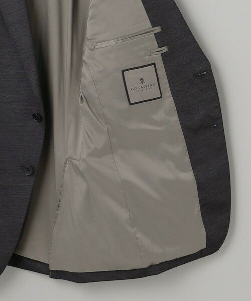 gotairiku / ゴタイリク テーラードジャケット | セットアップ対応【洗える/ストレッチ/シワになりにくい】ウォッシャブルジャージー セットアップジャケット_無地（25年モデル） | 詳細23