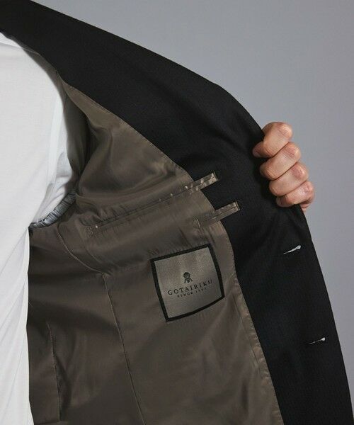 gotairiku / ゴタイリク テーラードジャケット | 新柄/セットアップ対応【洗える/ストレッチ/シワになりにくい】ウォッシャブルジャージー セットアップジャケット_柄(25年モデル) | 詳細16
