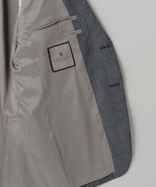 gotairiku / ゴタイリク テーラードジャケット | セットアップ対応【洗える/ストレッチ/シワになりにくい】ZERO TRIA ウォッシャブルジャケット_ウール100% | 詳細12