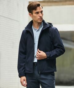 gotairiku / ゴタイリク その他アウター | 仕事で着られる【シワになりにくい/洗える/ストレッチ/吸水速乾】バブルテック フーデッドブルゾン